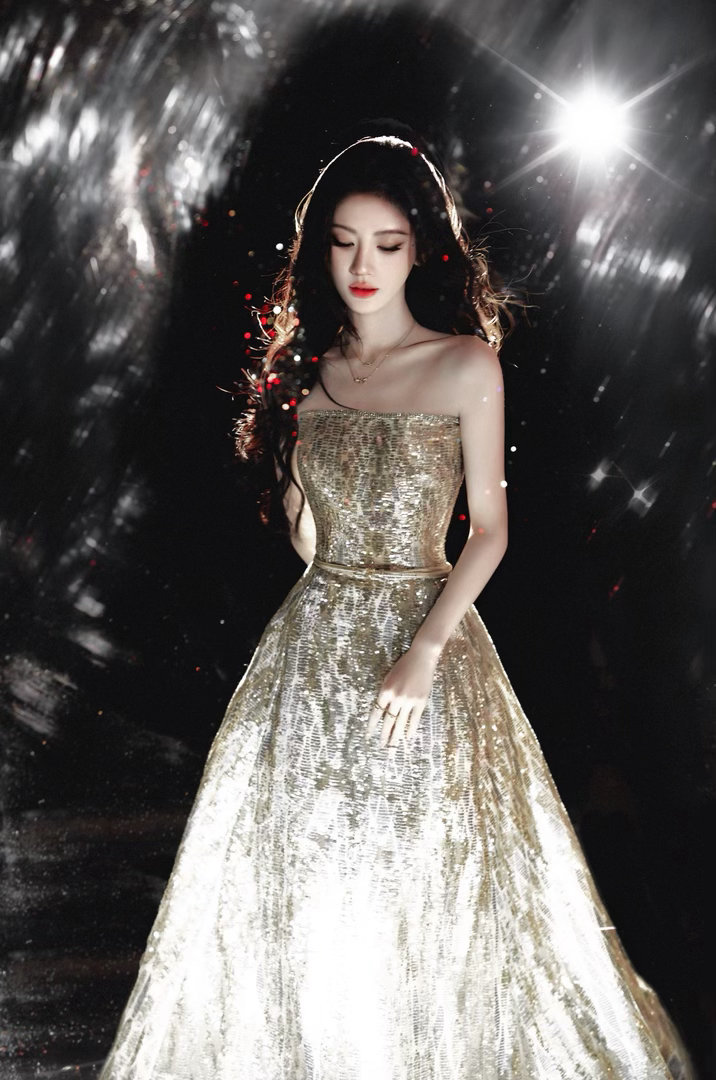 璀璨明珠💎全能偶像和鞠婧祎剪影完全吻和