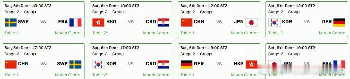 国乒12月6日赛程 2025成都混团世界杯12月6日赛程出炉，中国队一日双赛，将