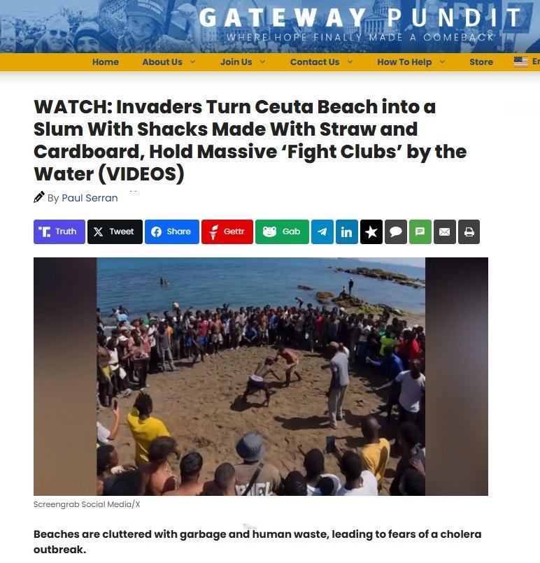 西班牙北非飞地休达近期因移民涌入引发持续关注。约3000至5000名移民滞留海滩