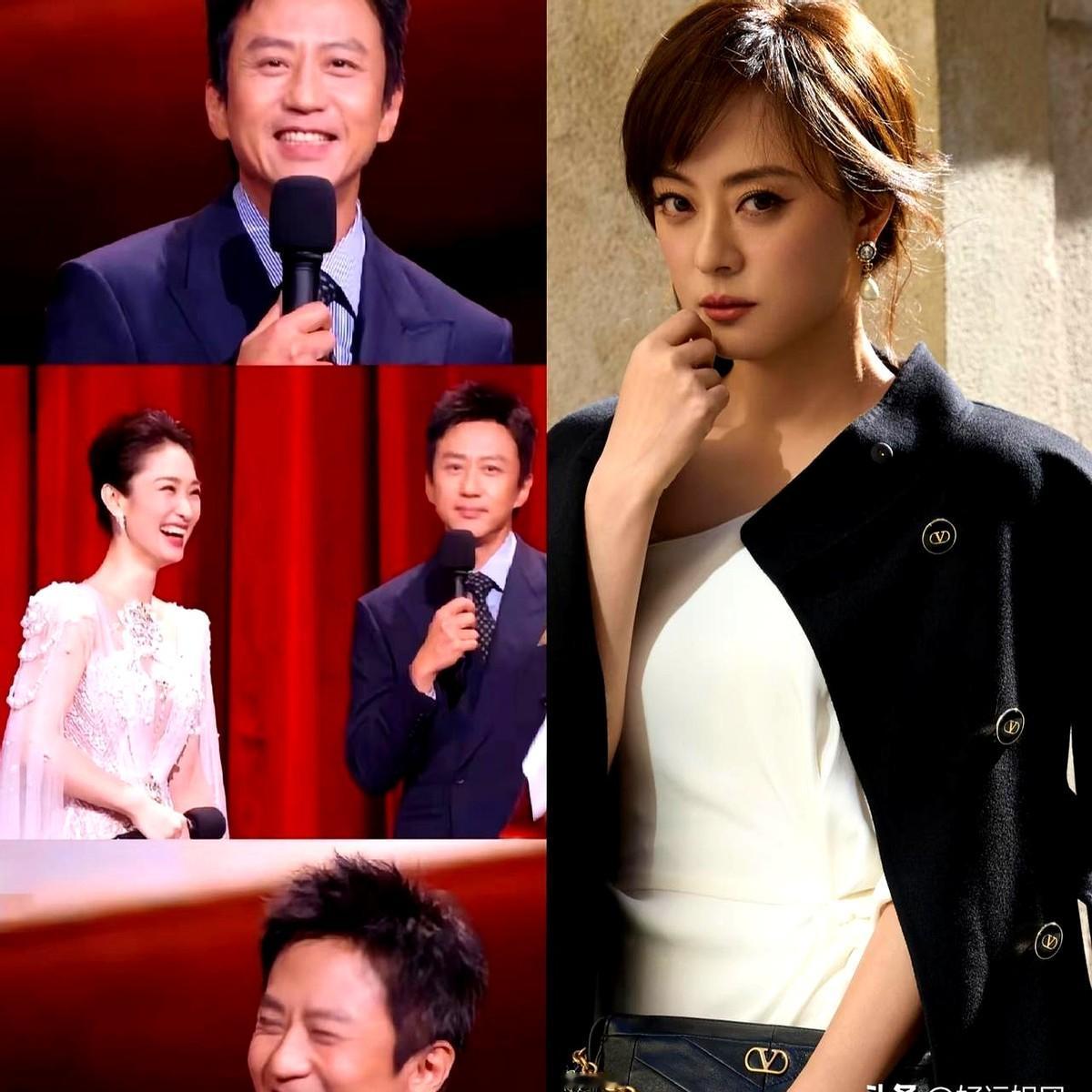 金鸡奖上邓超被问最佳女主，直接指向电视前的孙俪，全场笑翻。当晚孙俪微博夸他“表现