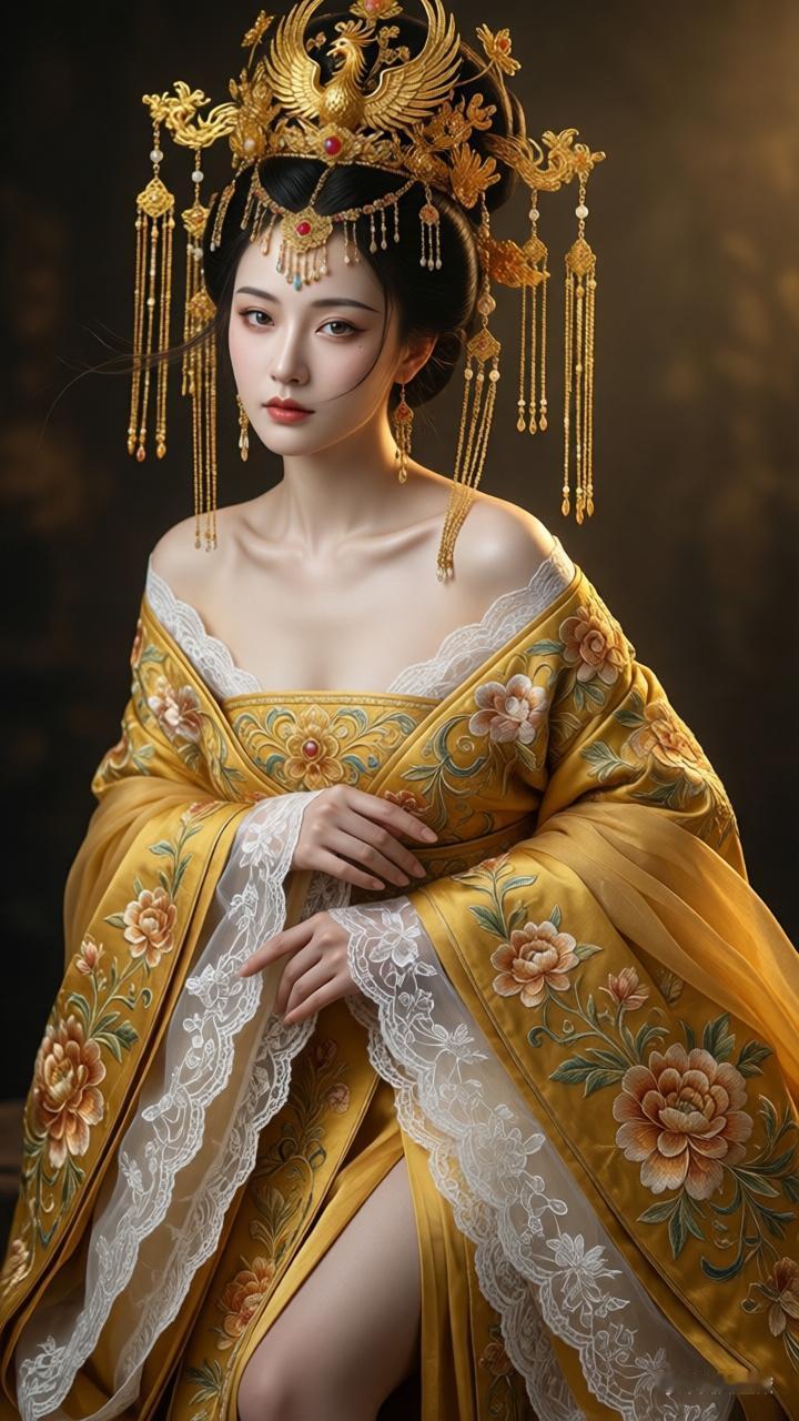 如何养成古典美女气质? 穿越时空的东方美人，金冠华服，惊艳绝伦！