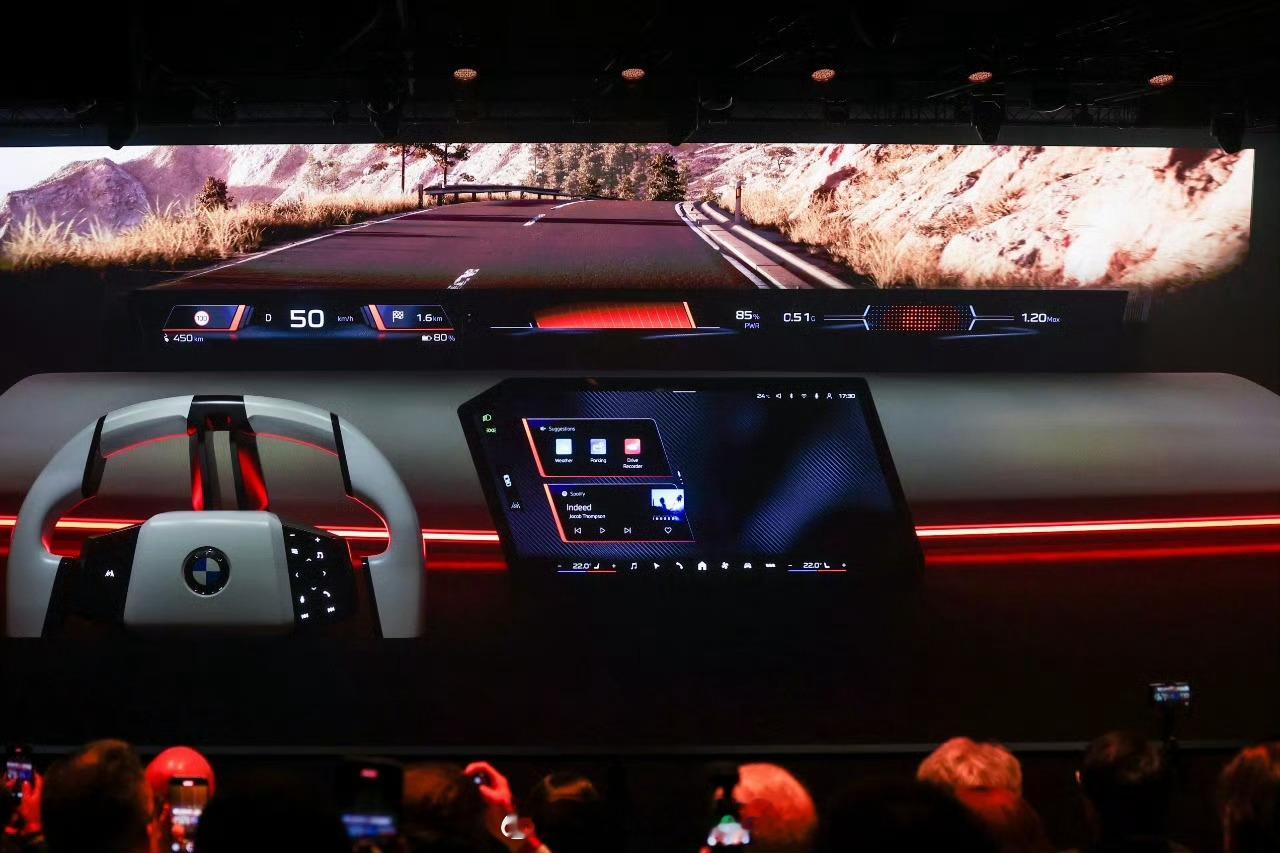 2025CES 这个概念车不用看品牌都知道是宝马的程度极具辨识度猪鼻子真的太好认