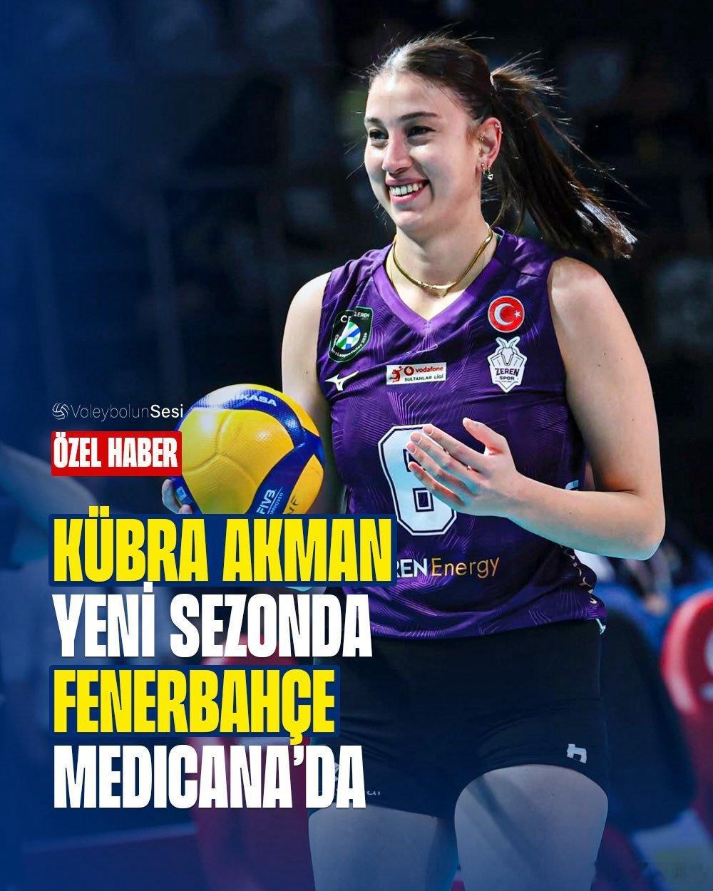 【阿克曼新赛季签约费内巴切】来自土耳其媒体voleybolum sesi消息：现