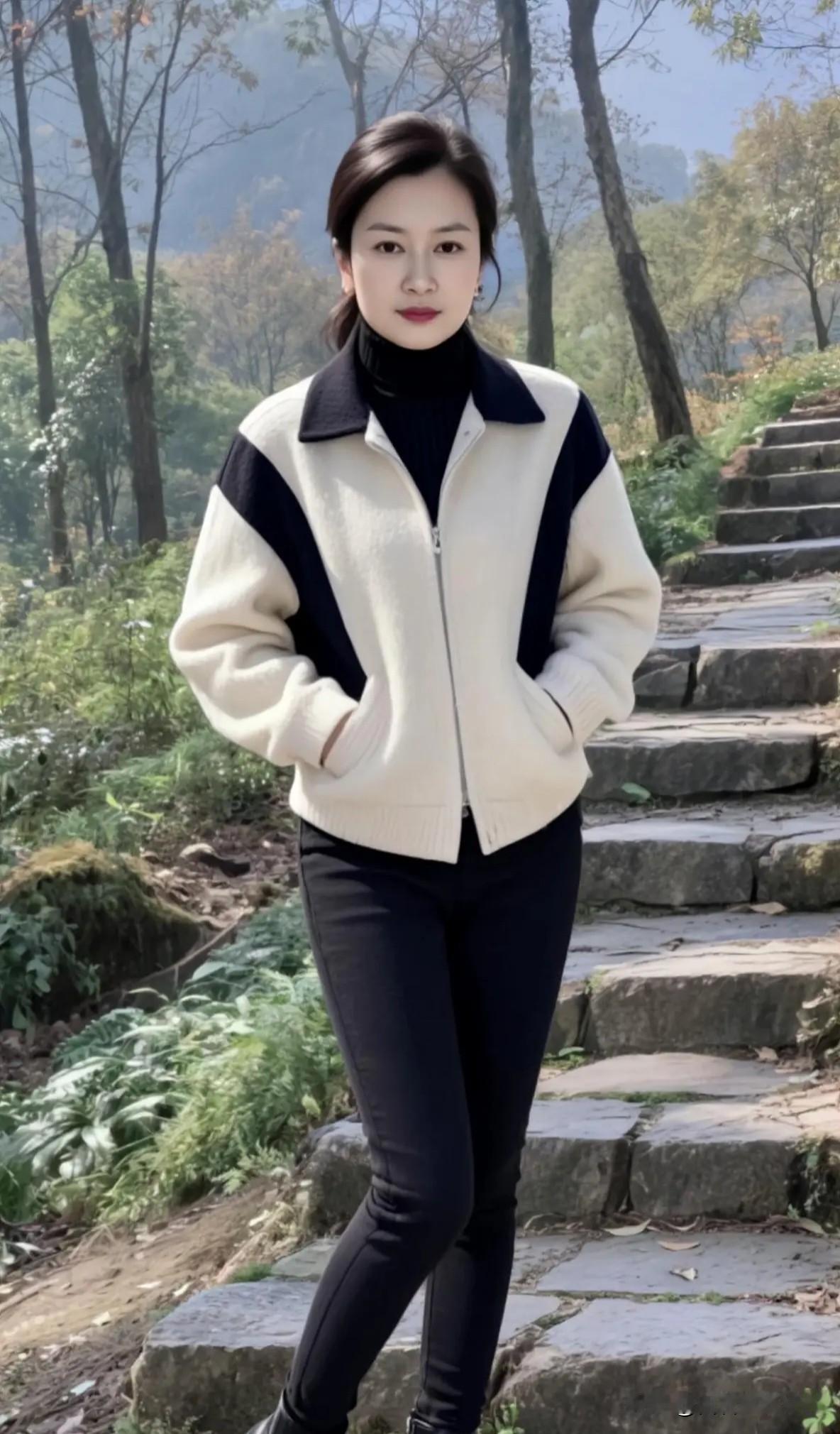 如梦令·山径晴光
 
石径苔痕初浅，风里秋光如浣。
立处恰晴柔，山树轻摇云散。