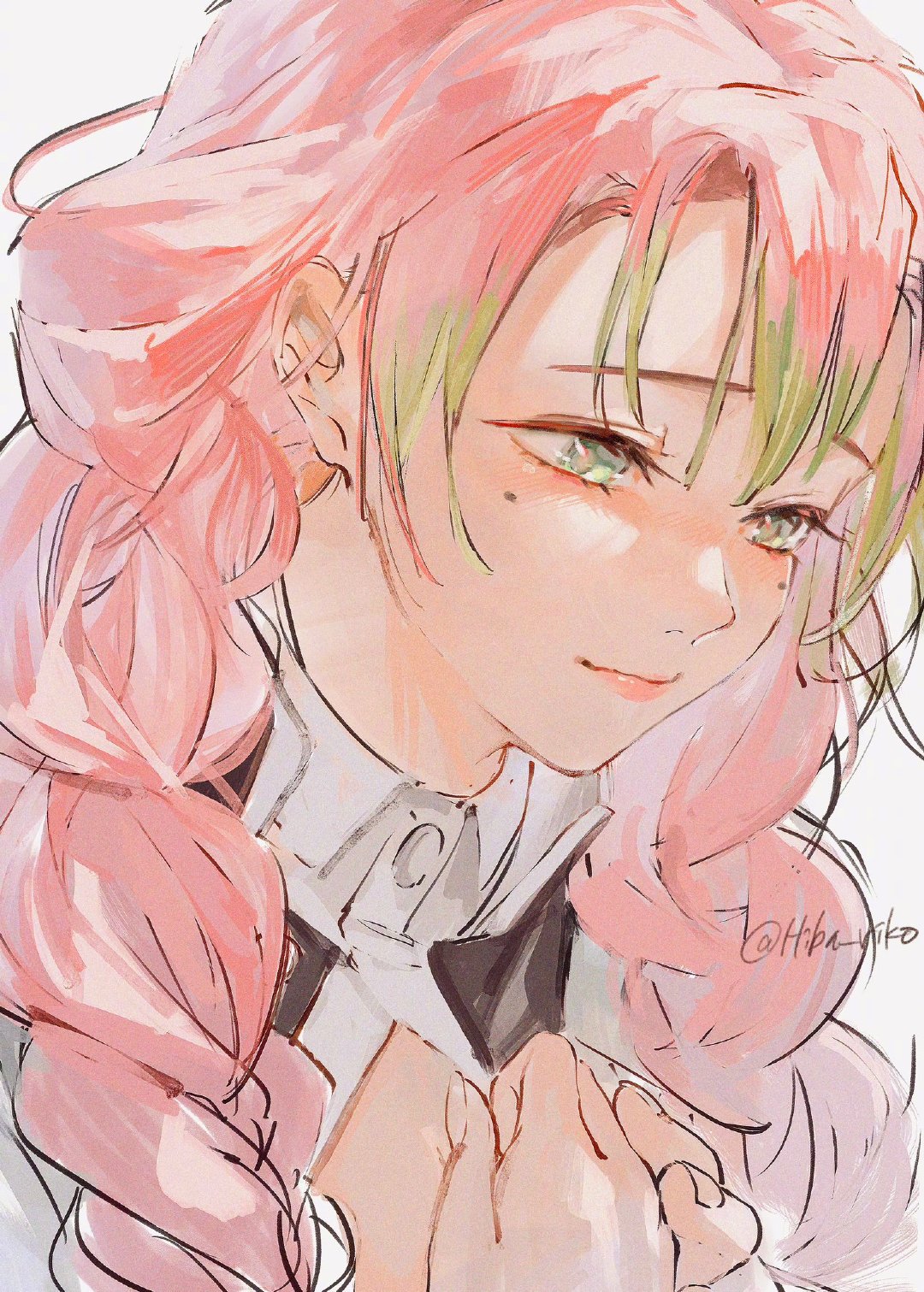 鬼灭之刃 温柔美丽的甘露寺蜜璃绘：ひばりこ 