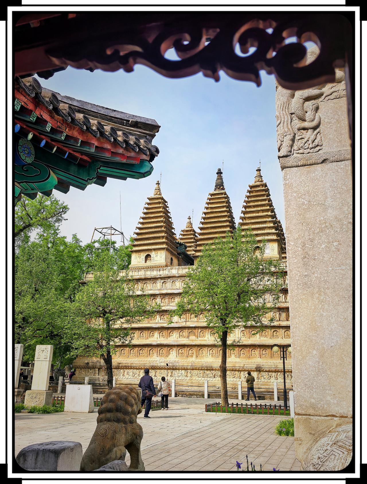 古寺庙建筑随手拍周末五塔寺（4月19日）