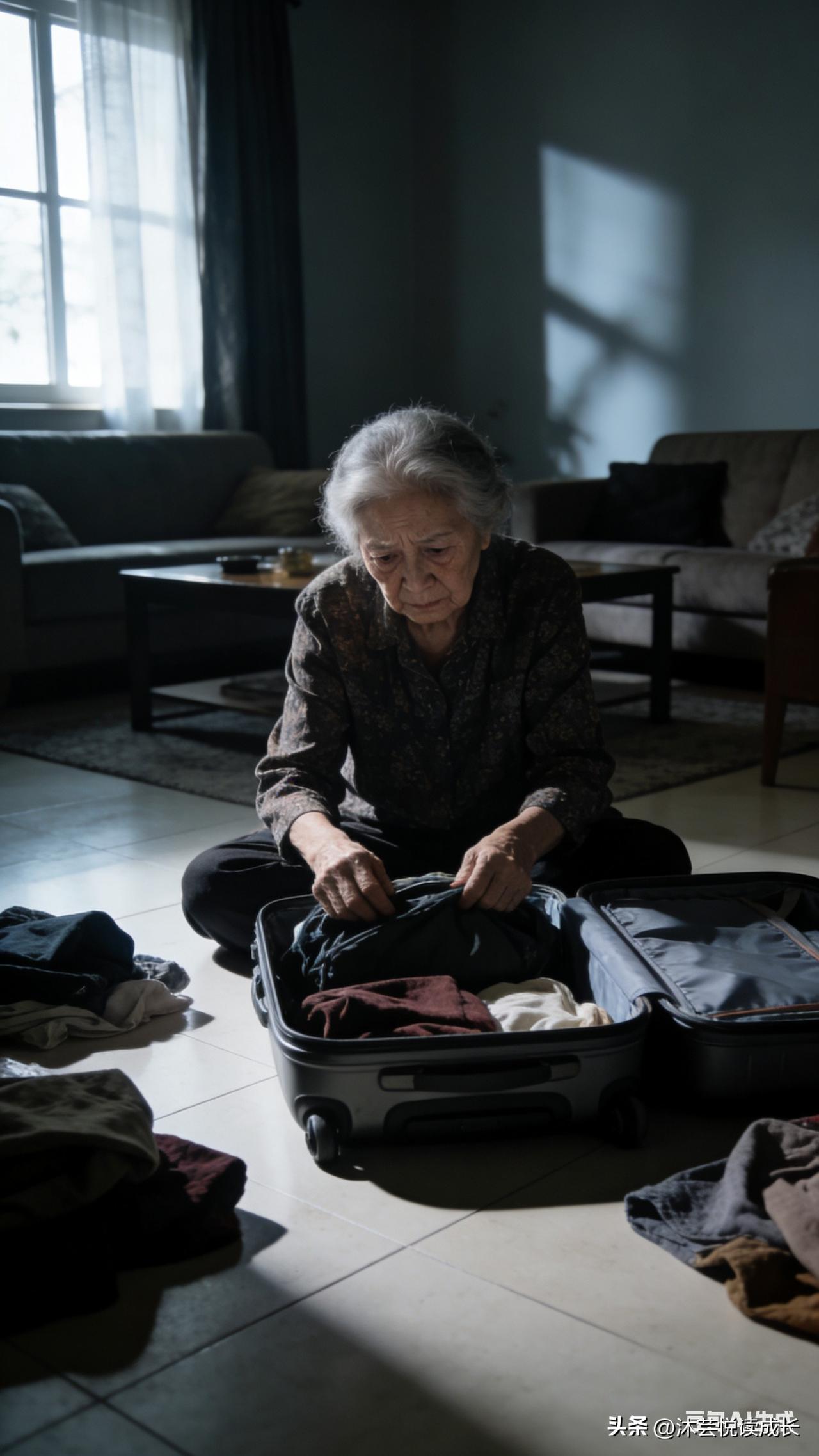 别骂了！多半是她伺候老头多年，老了被一脚踹开！🔥
 
 一上来就骂老太太图钱、