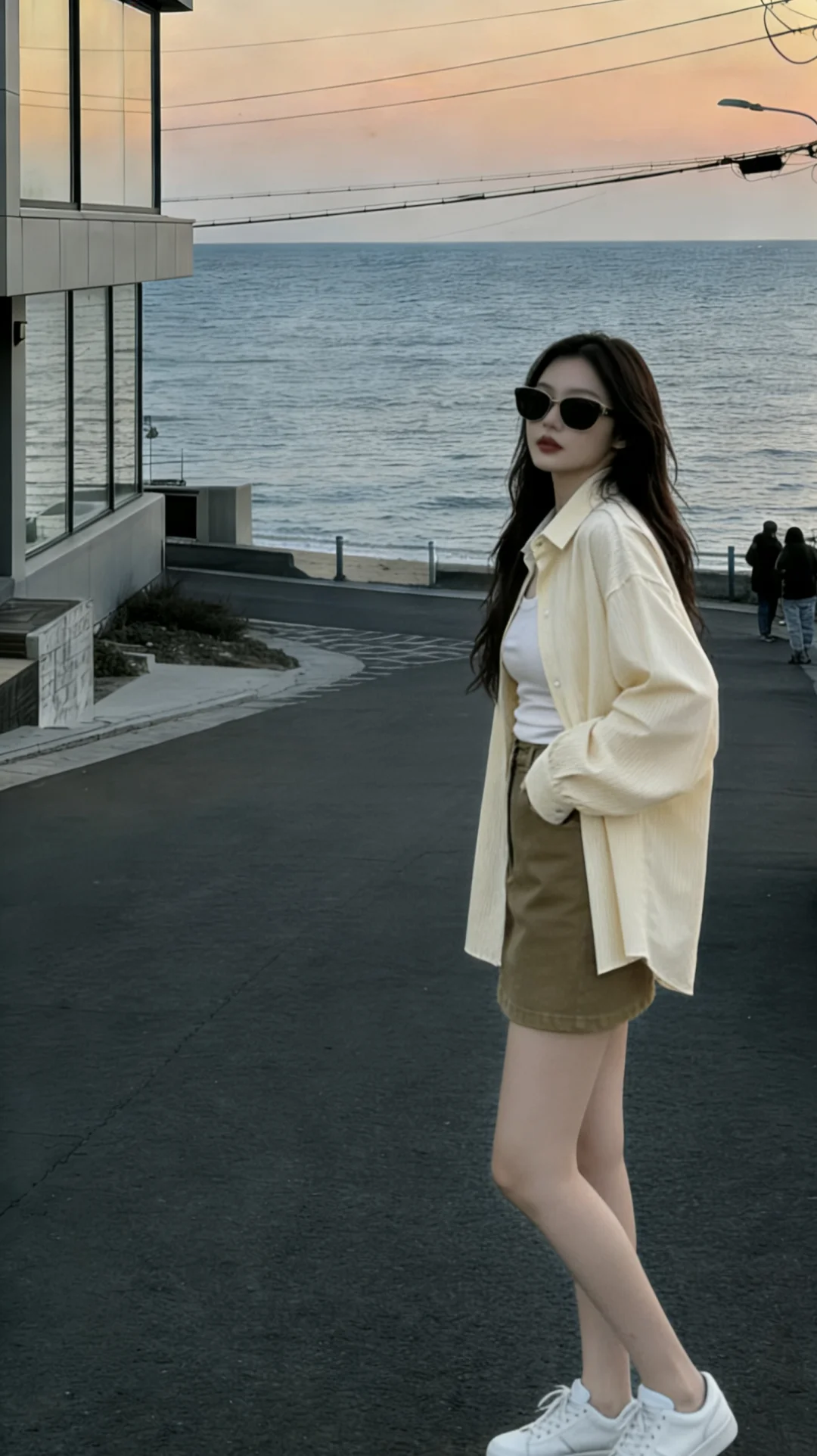 春日女生衬衫穿搭参考~