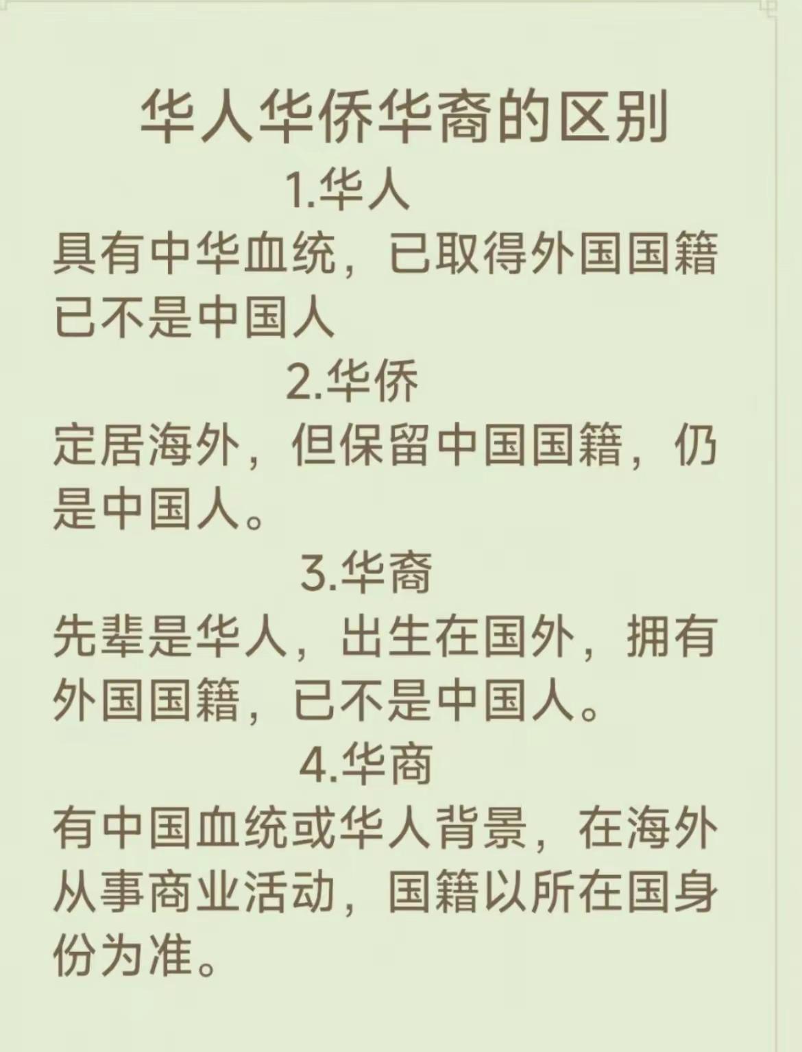 区别，区别，收藏！收藏爱好者 中国人身份认知 收藏爱好 国籍身份干货