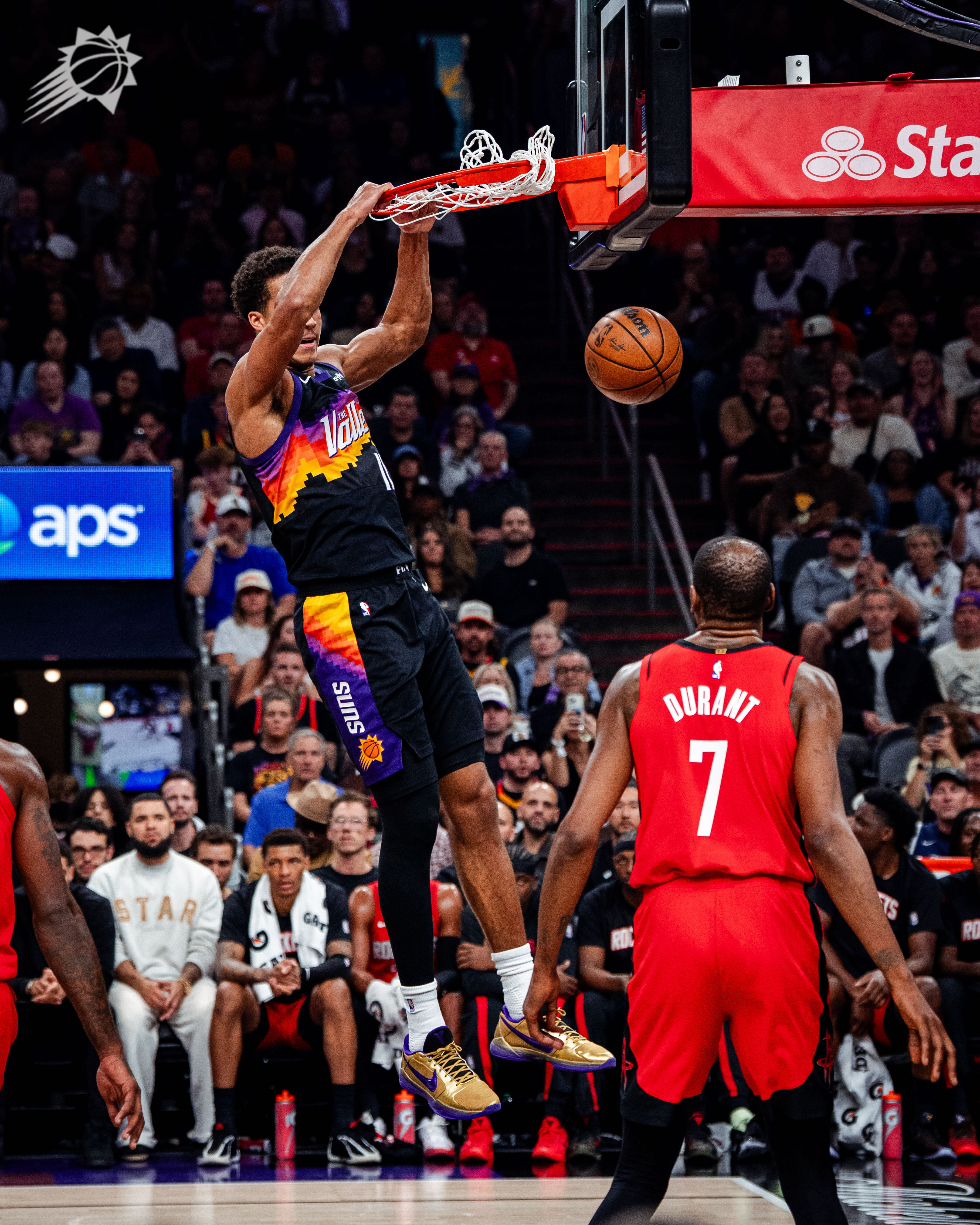 OSO 抢断 ➡️ 快攻扣篮 💥菲尼克斯太阳 ｜旭日东升 ｜火箭vs太阳