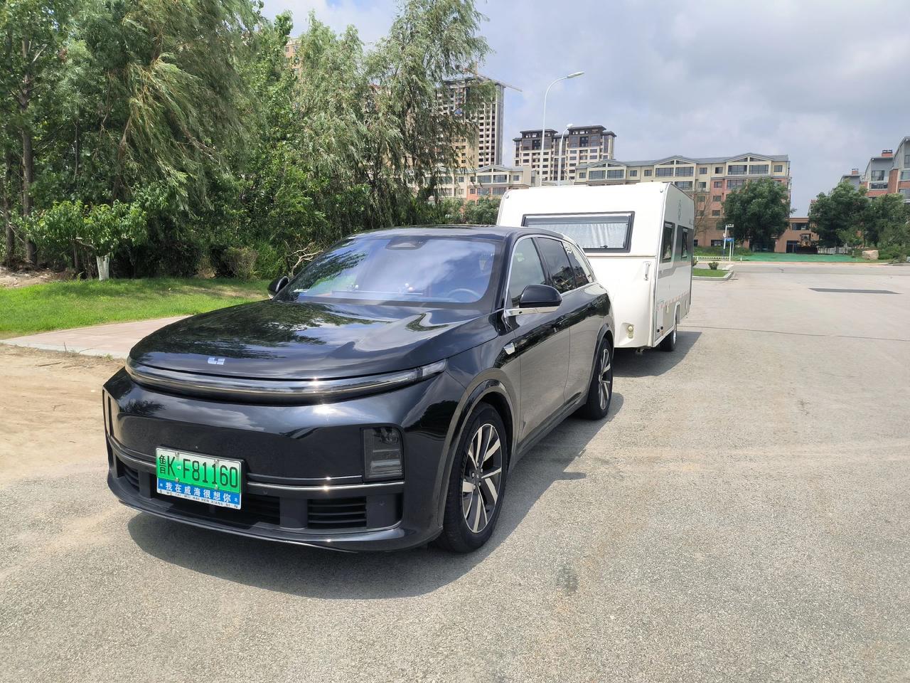 混动电车➕拖挂房车，追寻诗和远方的最优解！#理想l7 #拖挂房车