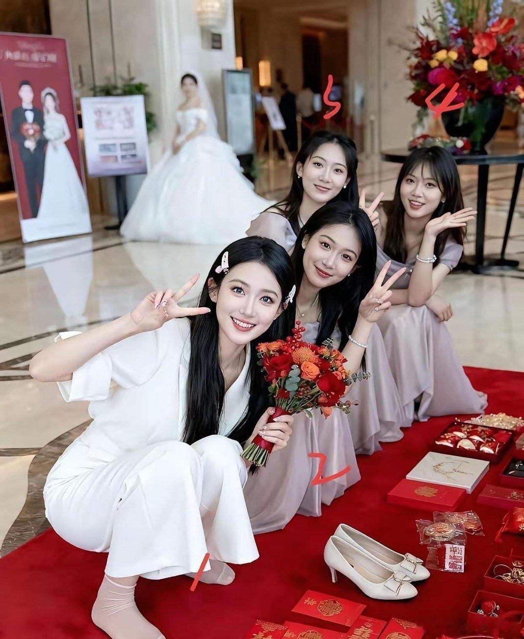 你觉得哪个伴娘最漂亮？ 