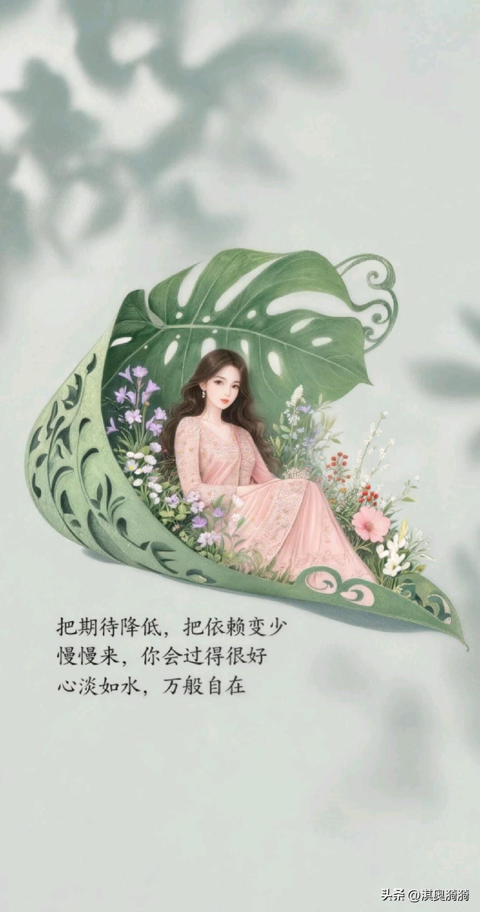 《得失风过耳，毁誉水无澜》

得失风过耳，
毁誉水无澜。
得亦何喜，失亦何忧，