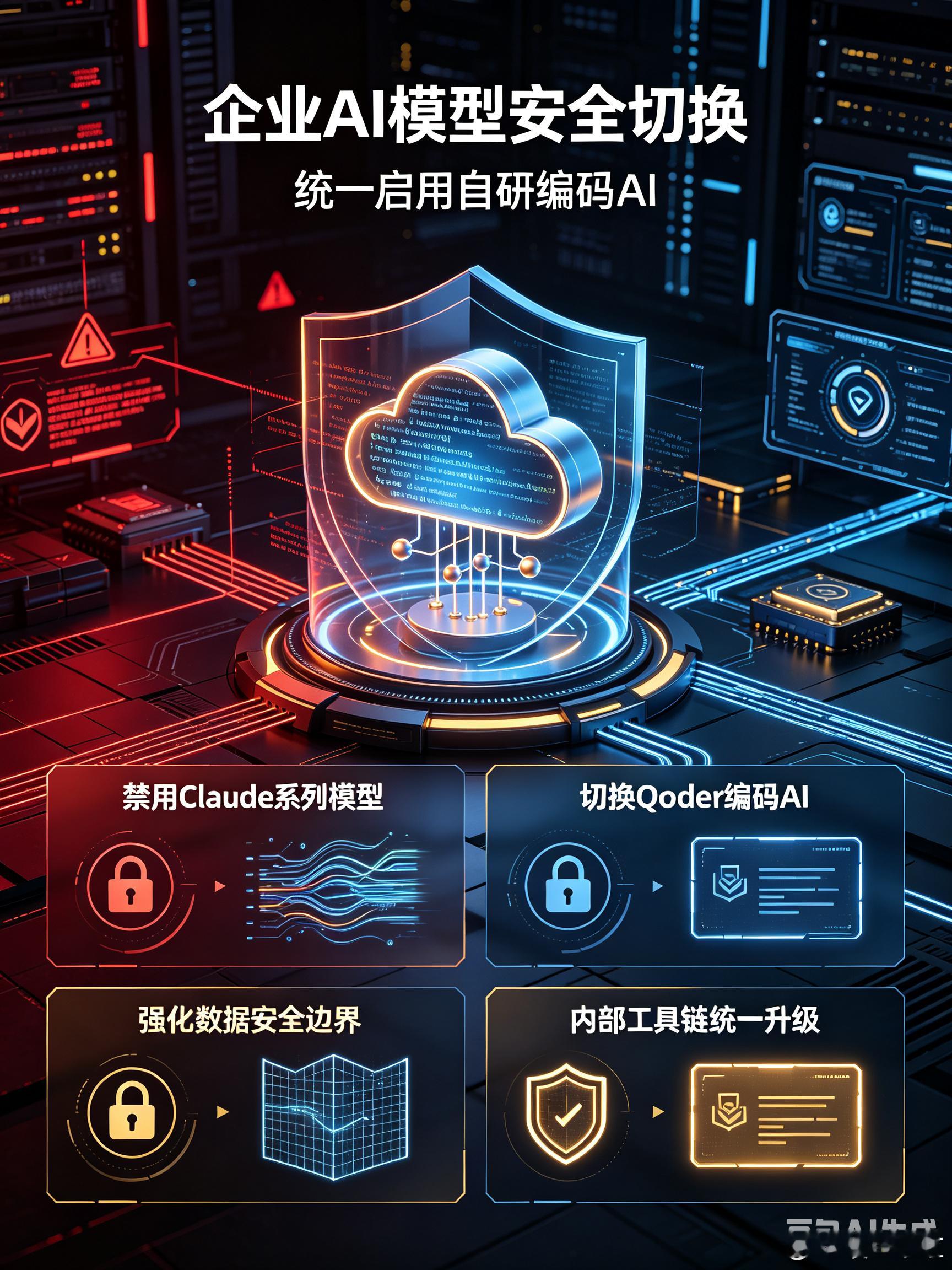 阿里内部刚发通知，从7月10号起全集团禁用Anthropic家的Claude系列