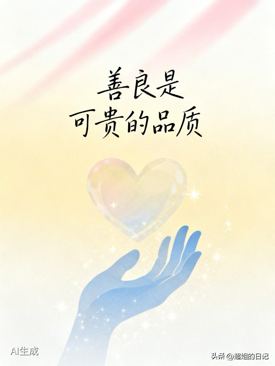 我认为是善良，如果一个人真的善良，就不会做出格的事情。
善良不同于同情心，有人会