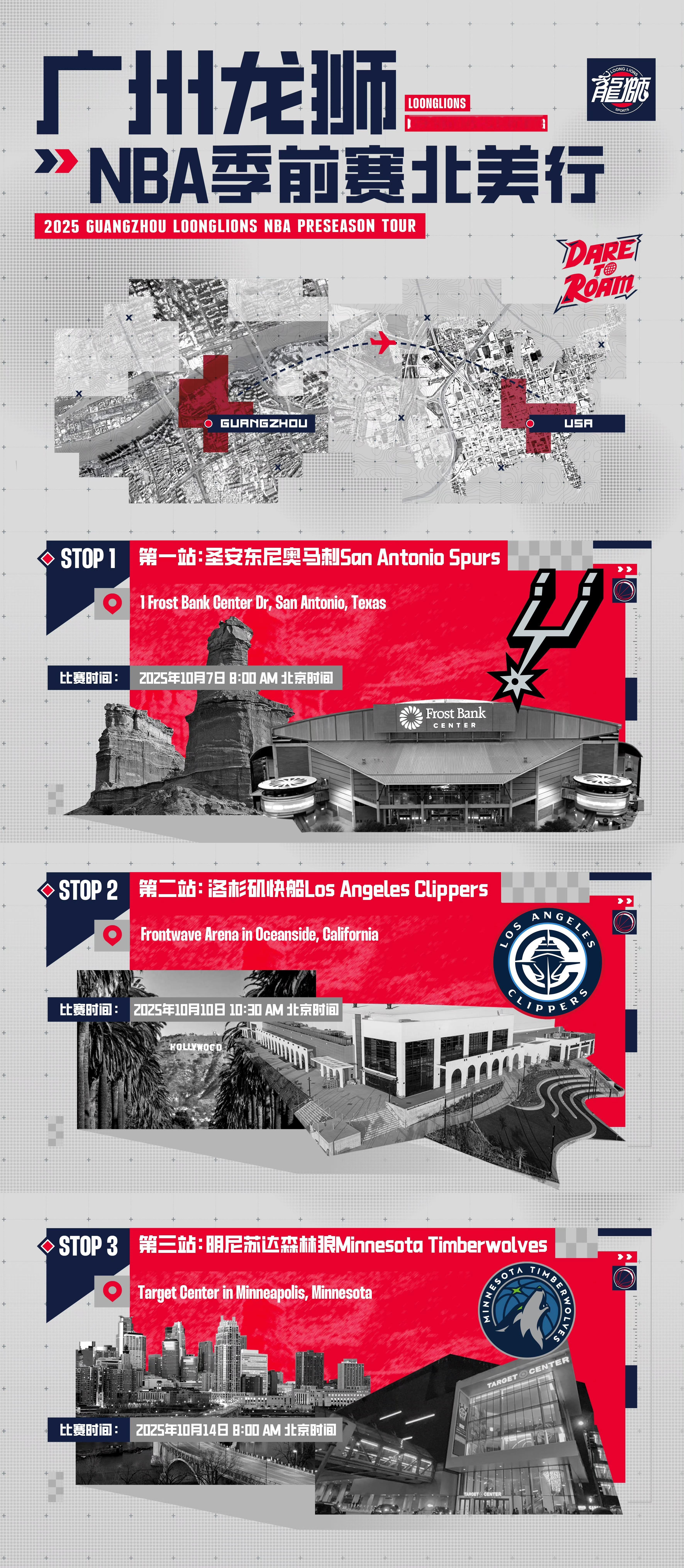我去，我刚看到广州龙狮连打三场NBA季前赛？？！！这绝对是CBA整个历史上史无前