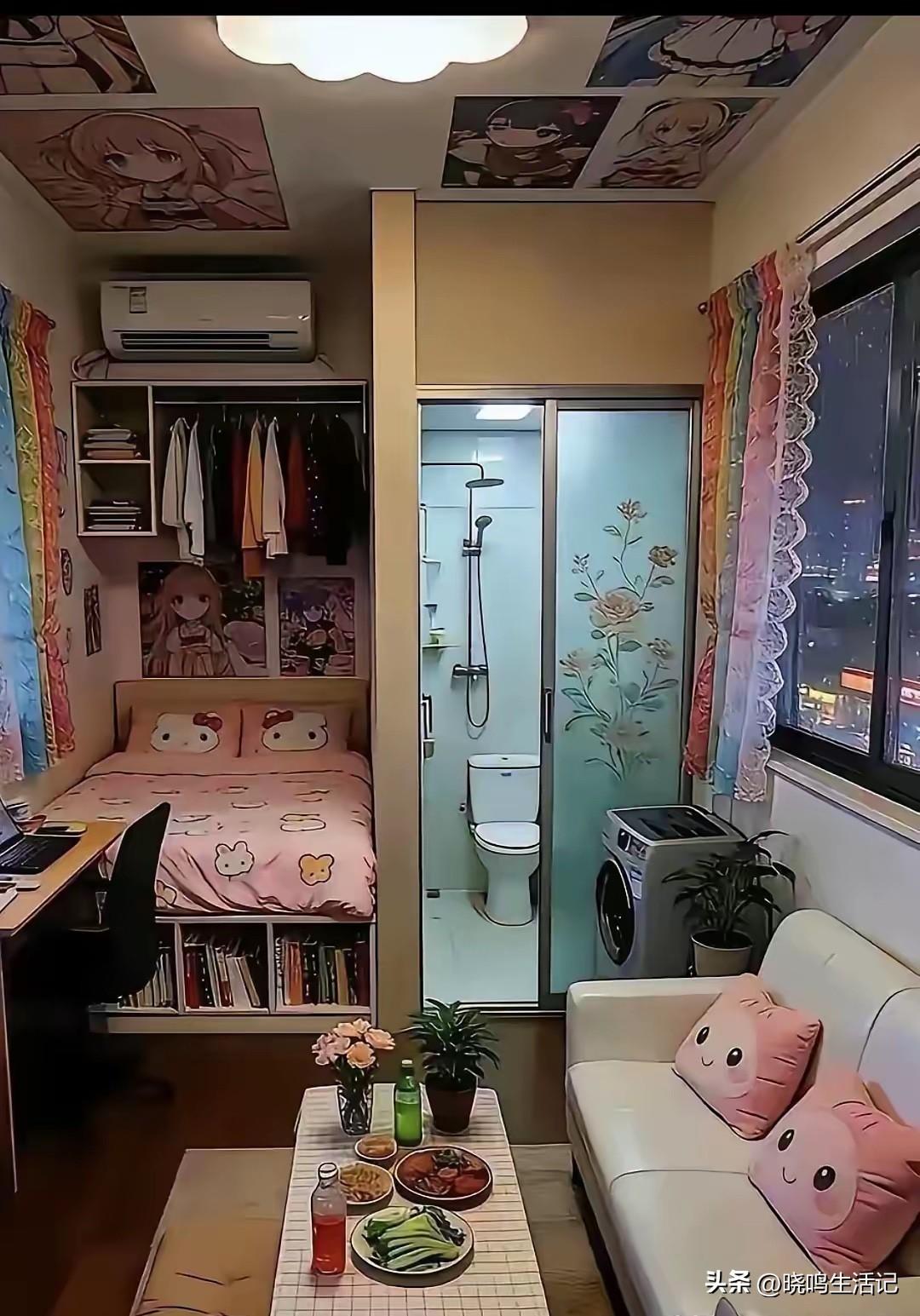 麻雀虽小 ，五脏俱全说的就是这样的房子吧。