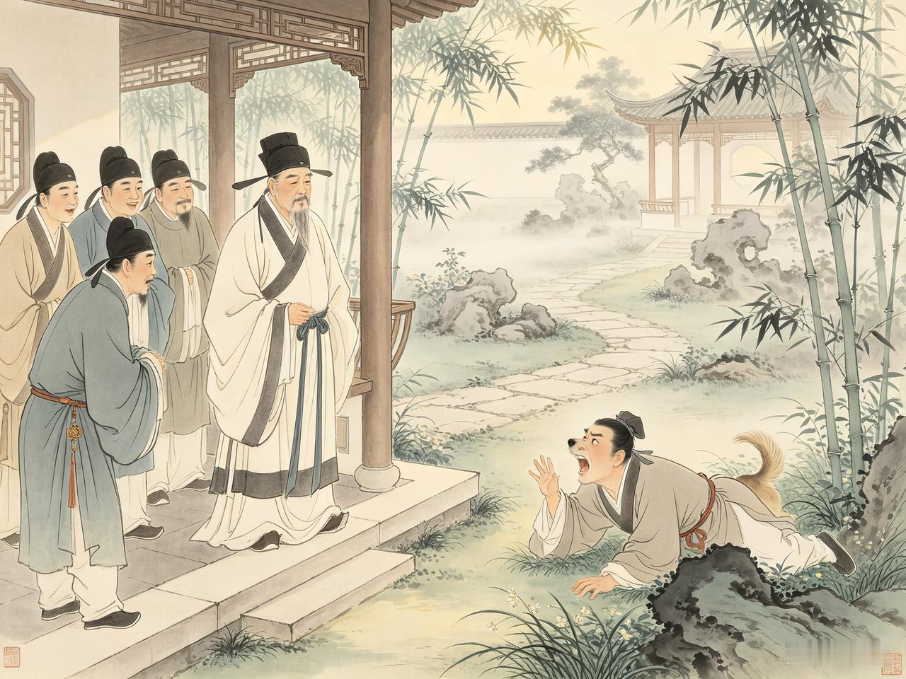 南宋，韩侂胄当权，拍马屁的门槛被抬到了令人瞠目的地步。钱塘知县程松为了升迁，先买