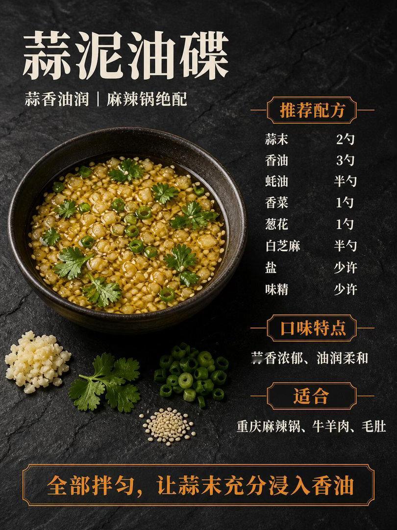 “九种火锅蘸料合集，马了！” 