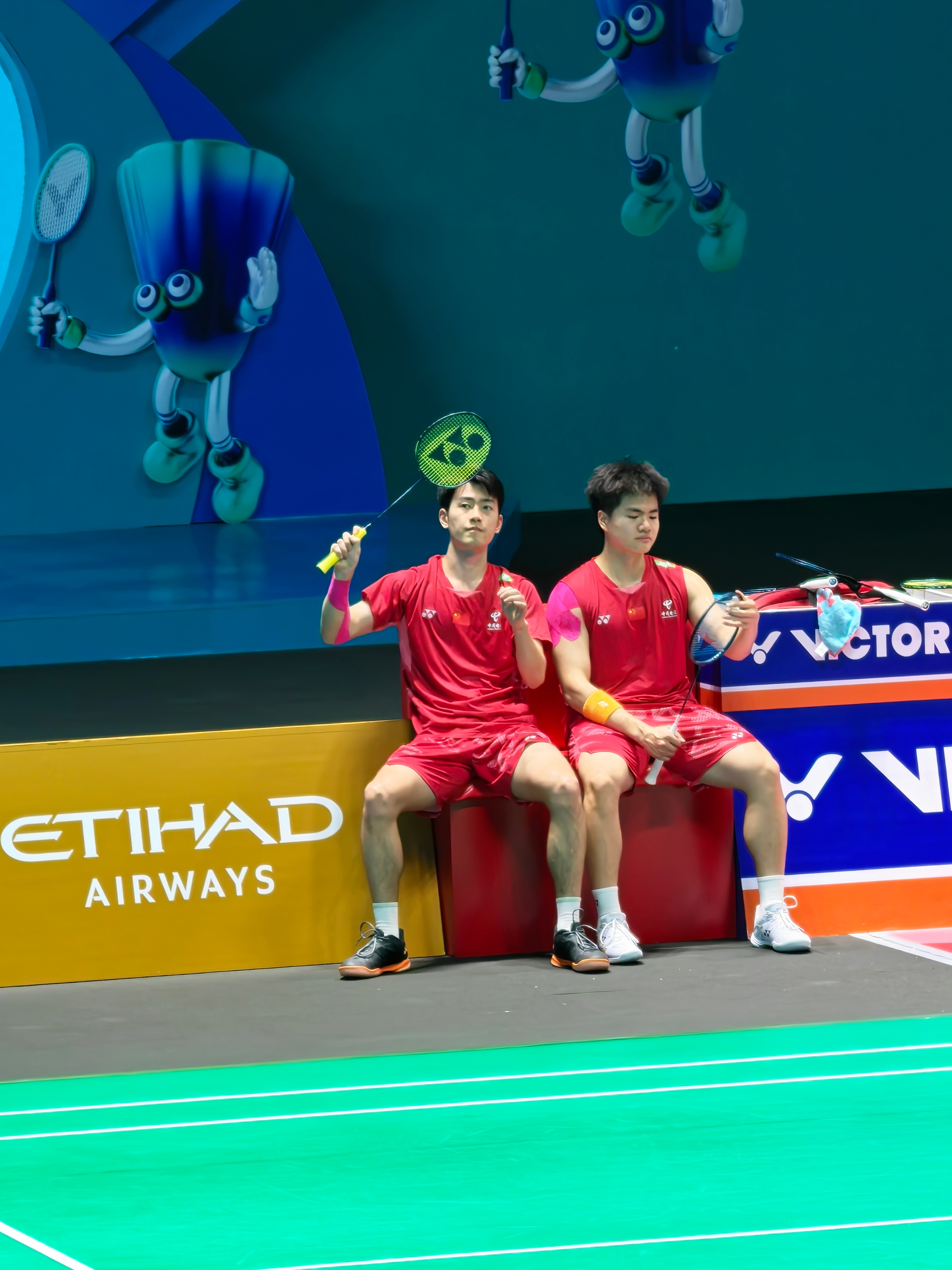 梁伟铿/王昶🇨🇳 19-21 🇮🇩阿尔菲安/菲克里梁伟铿王昶vs阿尔菲安