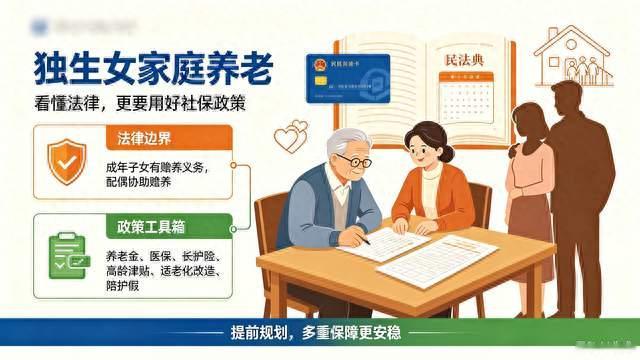 民法典明确：女婿无赡养岳父母义务，独生女家庭如何养老