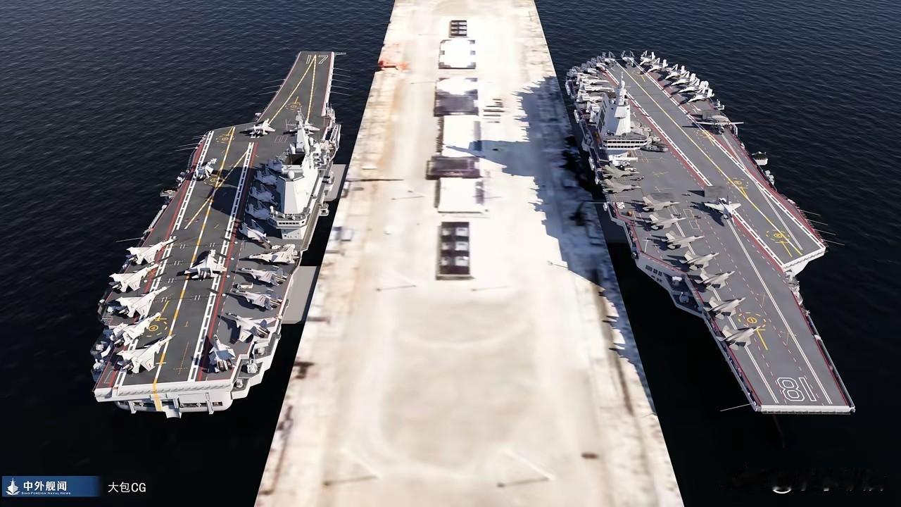 这两天都等着急了！好日子也应该到了。你看这架势，“两兄弟”都换上了新装，甲板上也