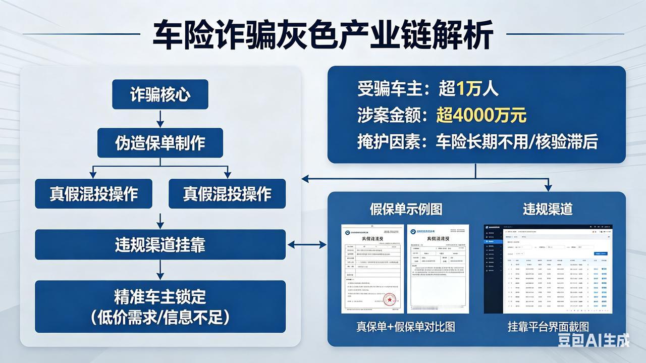 上万车主落入车险骗局，涉案金额超四千万元，这一事件暴露出的不仅是诈骗团伙的狡诈，