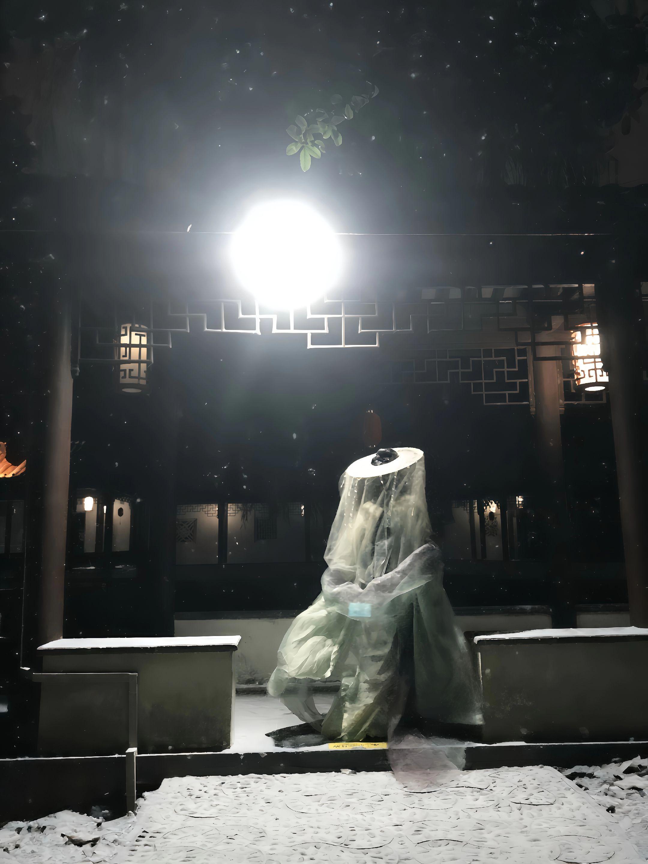 “红尘客栈风似刀，骤雨落宿命敲”