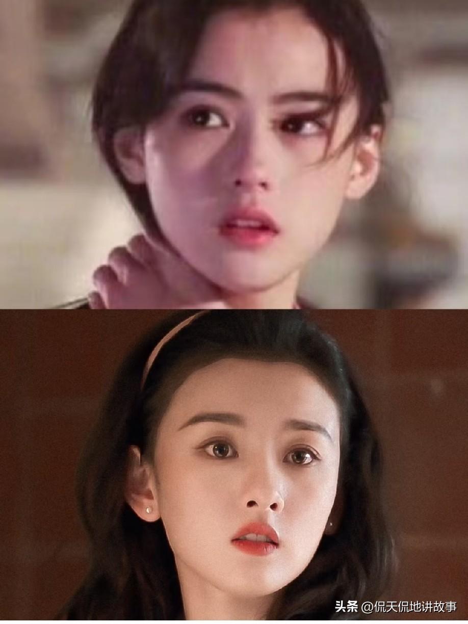 很多人总把宋祖儿和张柏芝放到一起对比，但我反倒觉得宋祖儿和金铭的相似度更高，二人