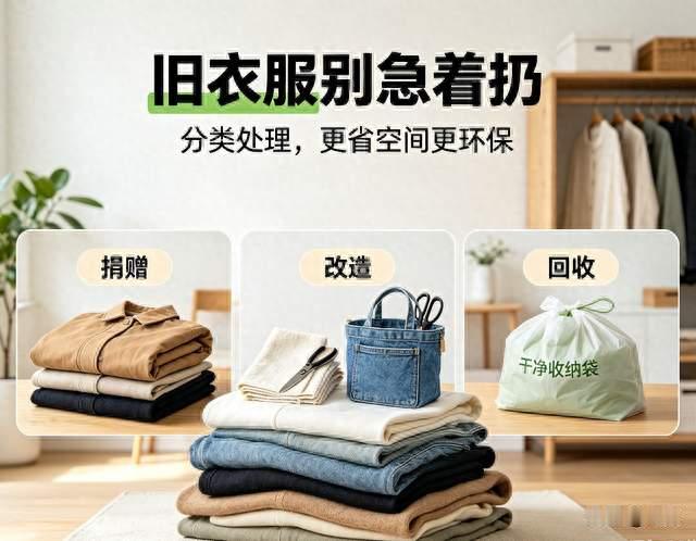 旧衣服不用急着扔！普通人超实用处理方法，省钱又环保