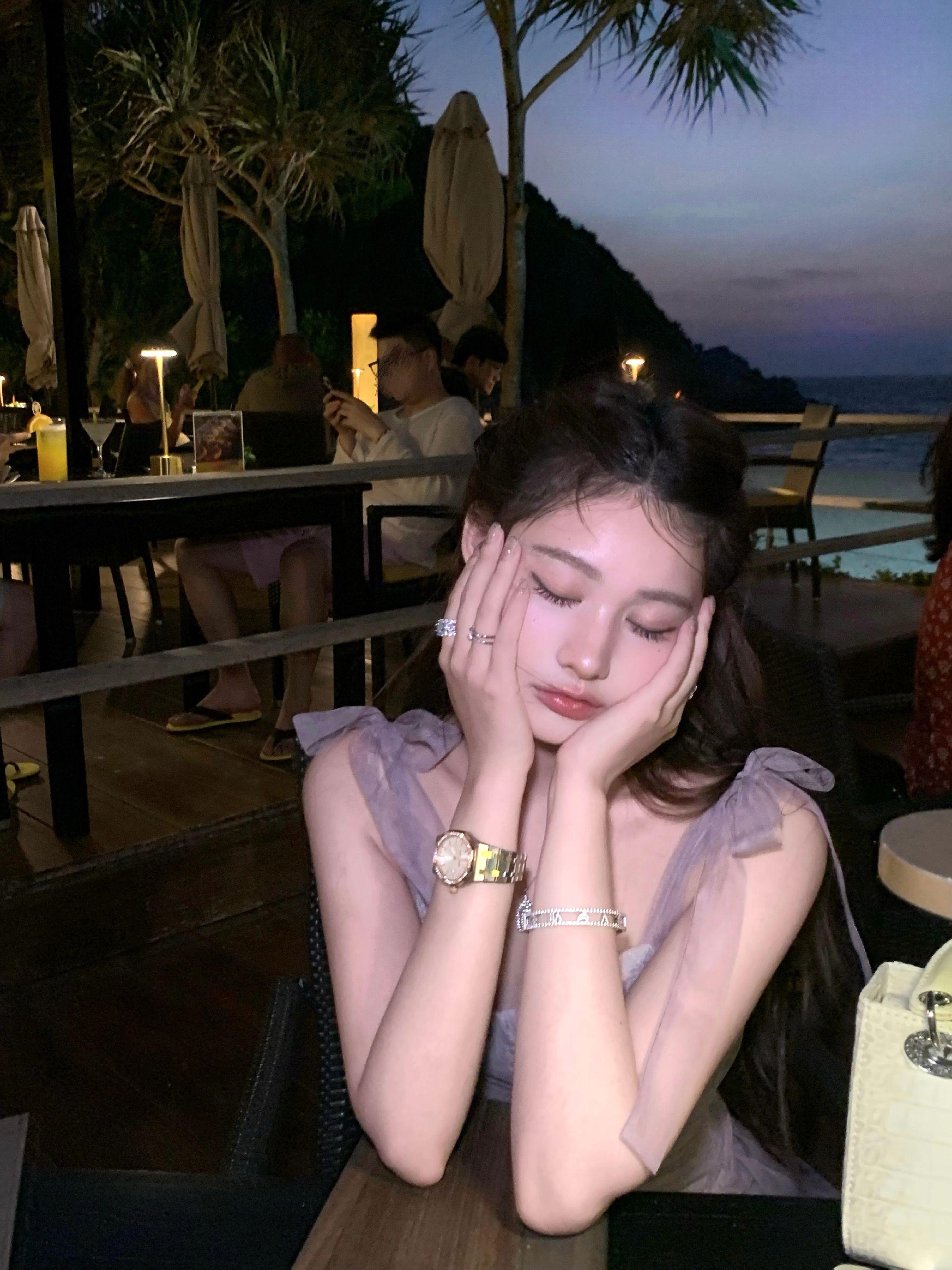 💜紫裙