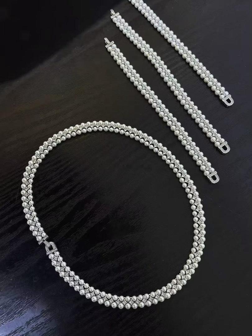 618重磅推荐✨重工双排珍珠编织套装3-4mm天然高品质淡水珍珠 纯手工编织肌理