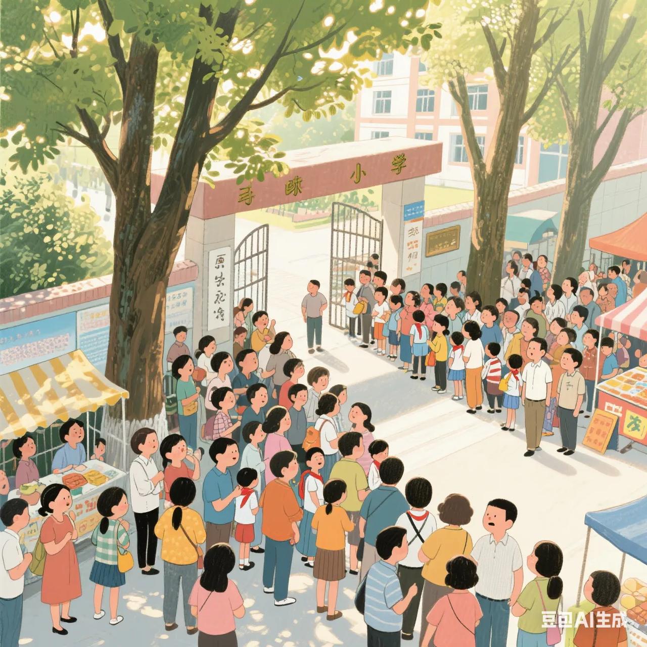 为什么每天放学我们学校的门口都挤满了密密麻麻的家长？为什么无论远近家长都要去校门