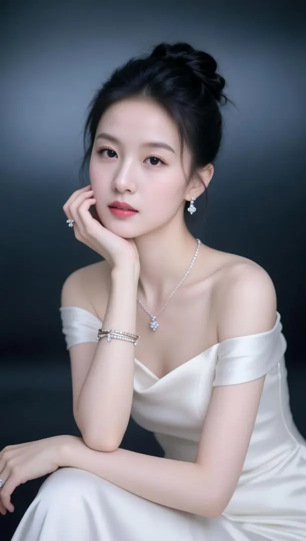 AI缎裙肖像 ai创作