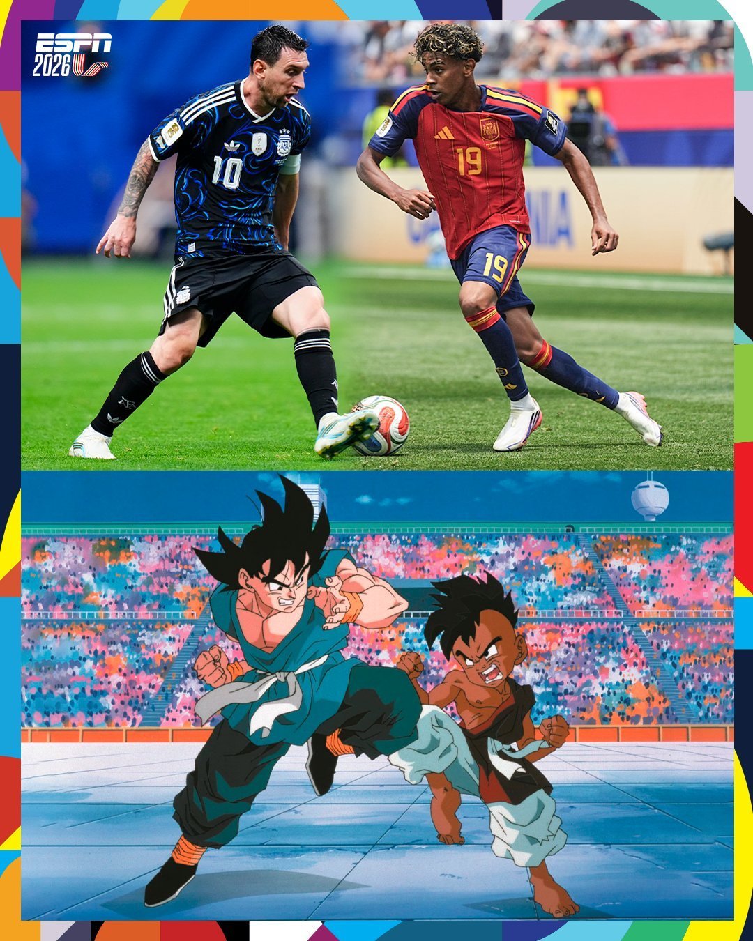 ESPN：令人惊叹的世界杯决赛在等着我们😍😍😍😍世界杯西班牙vs阿根廷