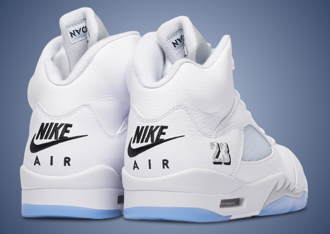 Air Jordan 5 Retro OG White Metallic   4