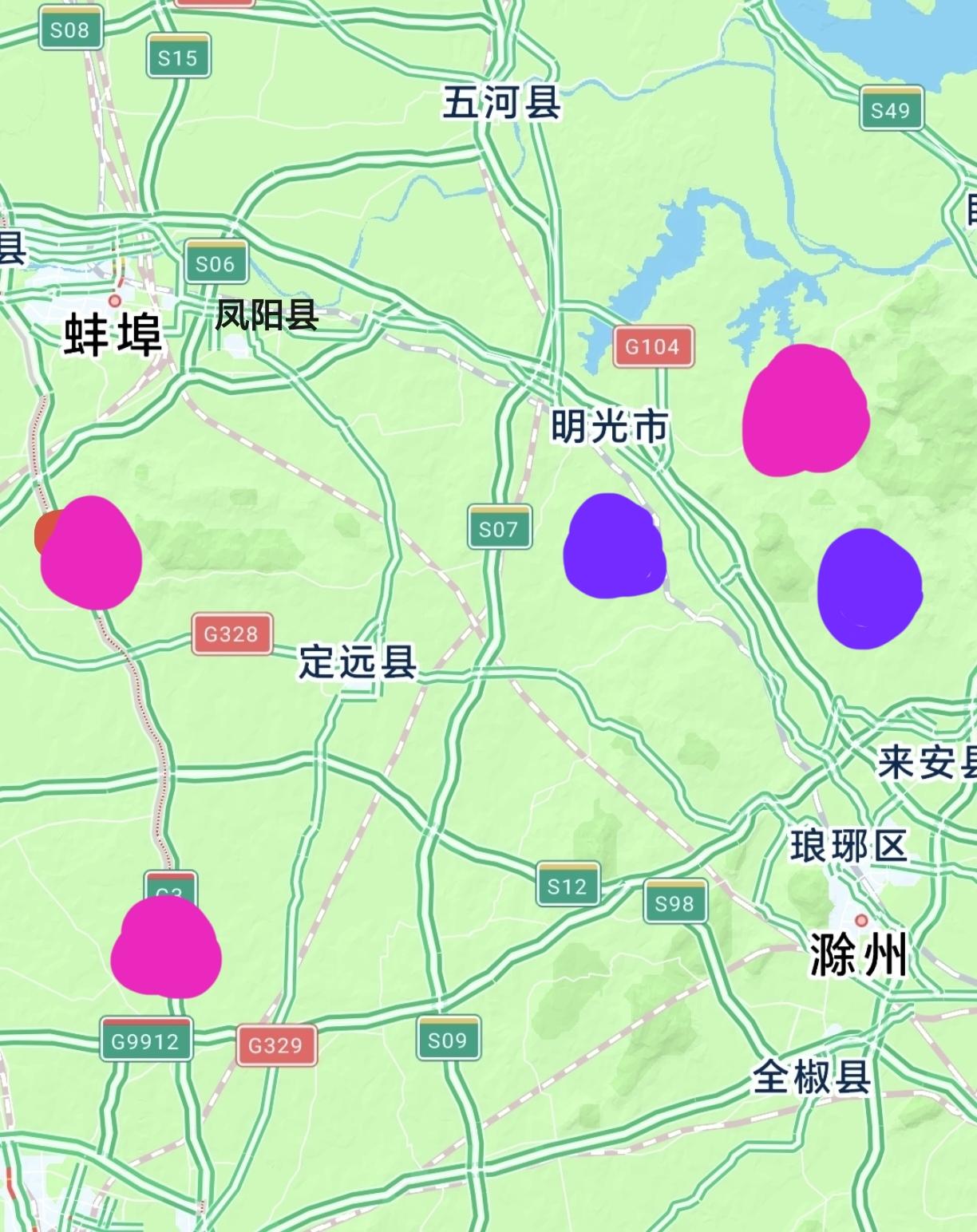 ［滁州定凤嘉，新增五个互通真是暖到家］
        继来六高速通车后，202