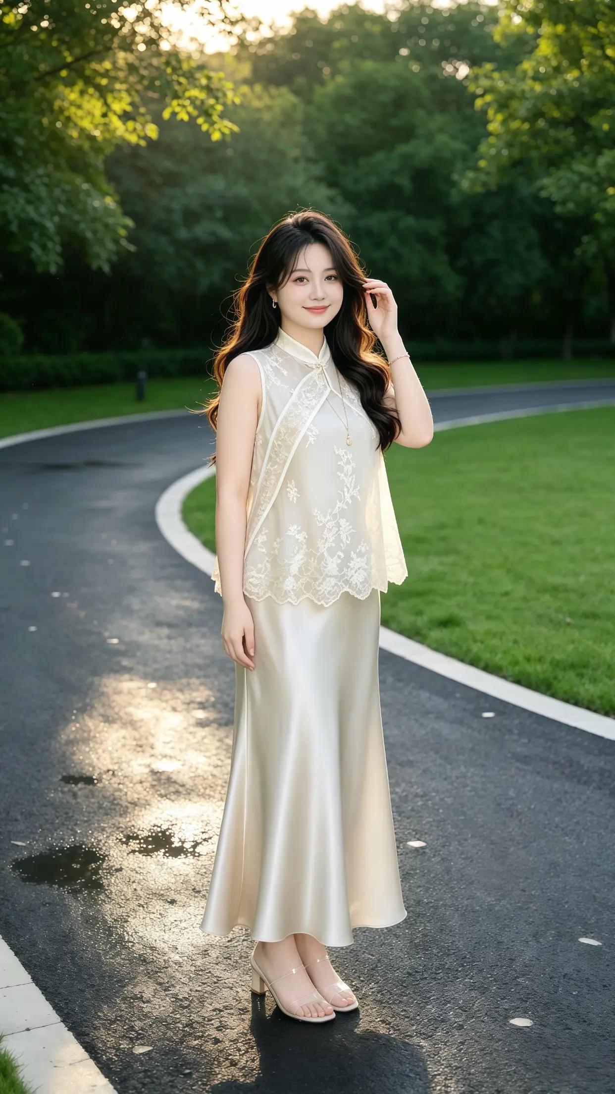 女生不费力的夏季穿搭 女性穿搭ootd穿搭 今日份高智感look 出游穿搭 大码