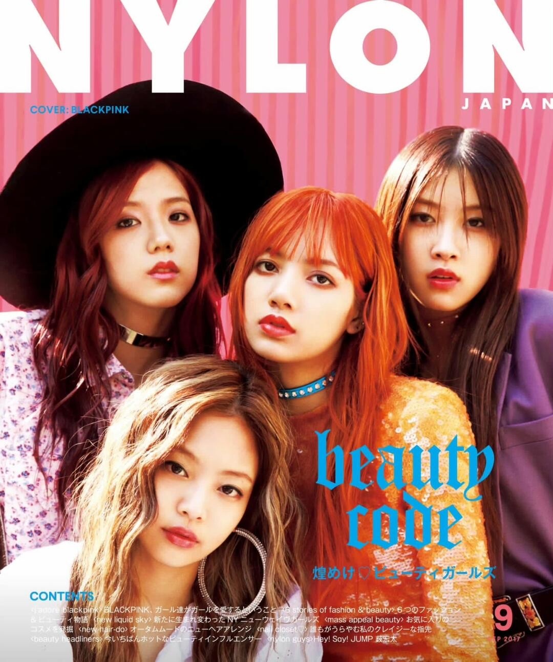 BLACKPINK早期的NYLON JAPAN2017年9月刊BLACKPINK