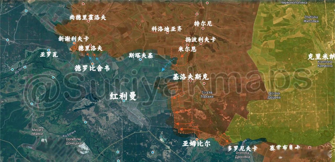 嘘嘘哥乌苏含泪更新图源：suriyakmaps俄乌局势新进展乌克兰制裁俄罗斯战斧