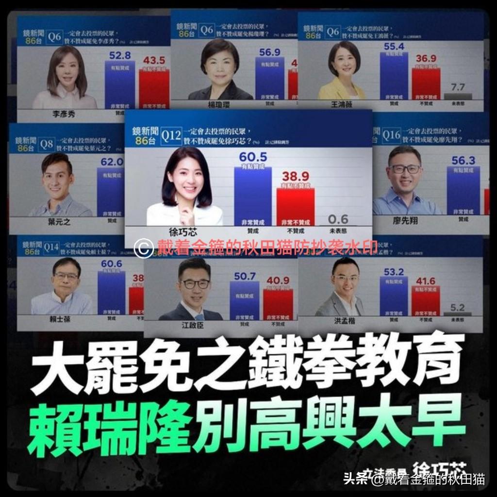 徐巧芯用亲身经历帮柯志恩发声！镜新闻民调称赖瑞隆大赢20%，柯志恩、李彦秀、牛煦