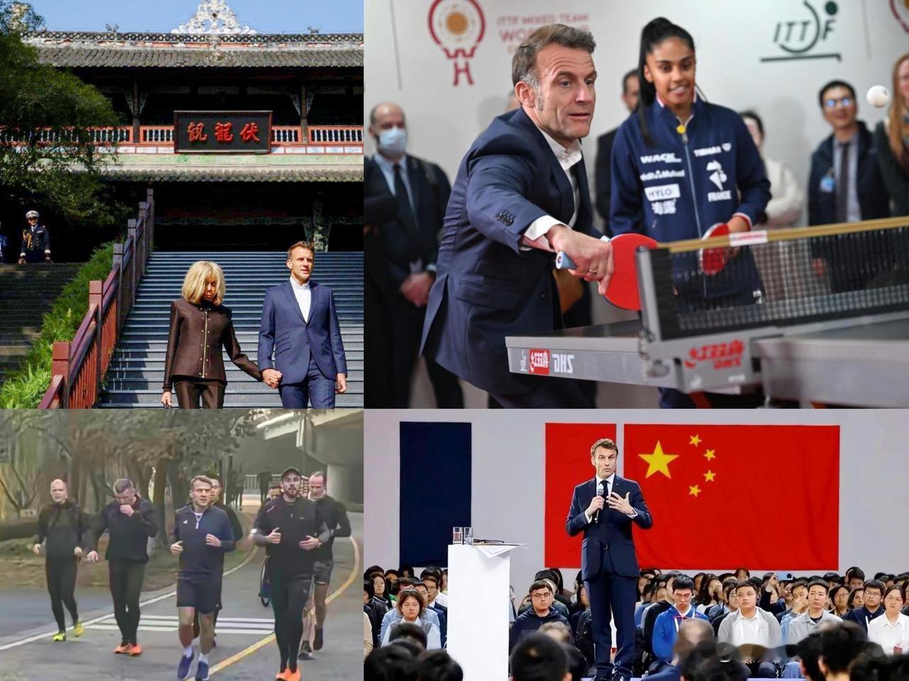 一位总统在成都的巴适一天:
早上，金城湖公园惬意晨跑;
上午，参观世界遗产都江堰