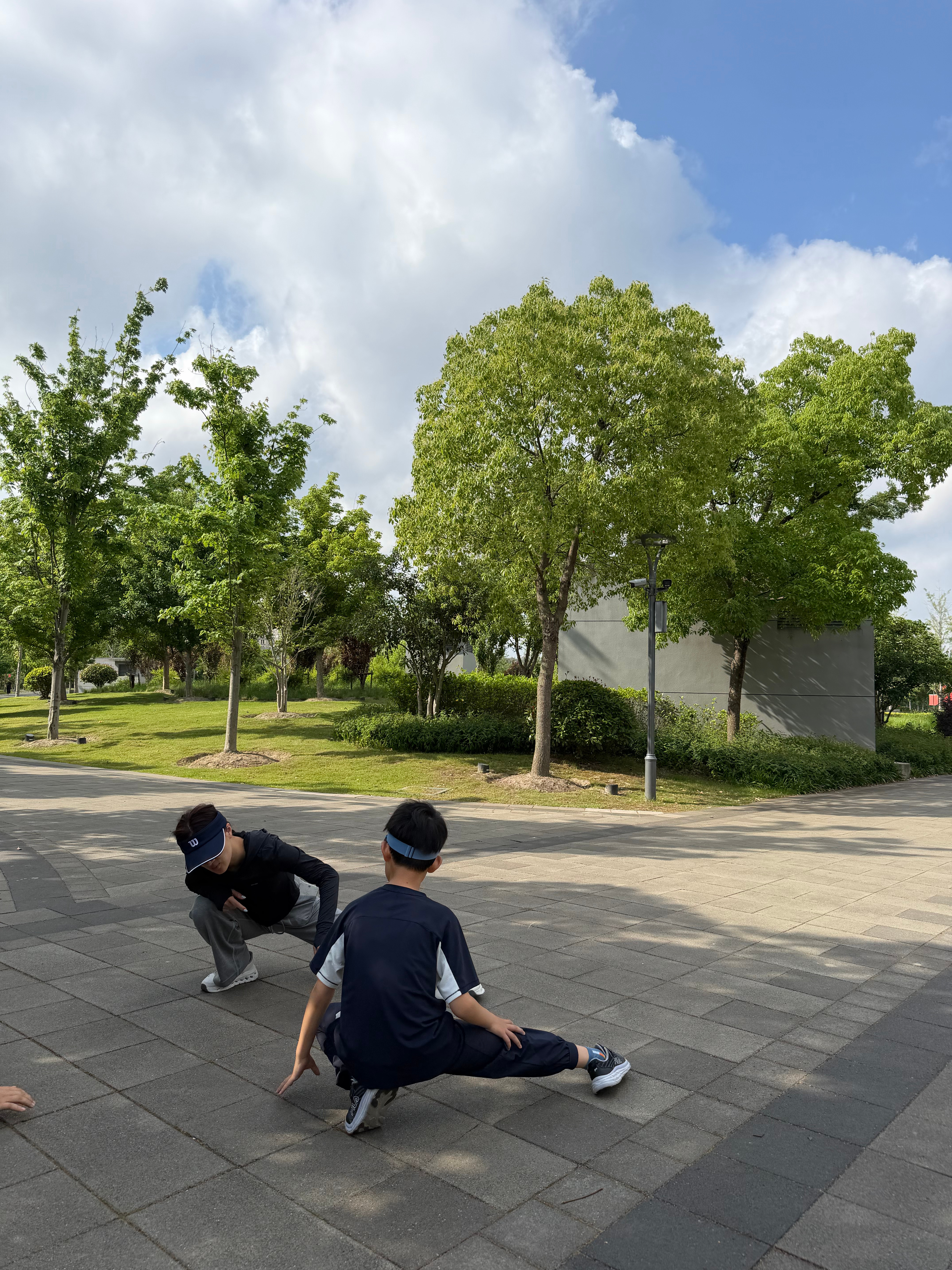 早上一起跑步 
