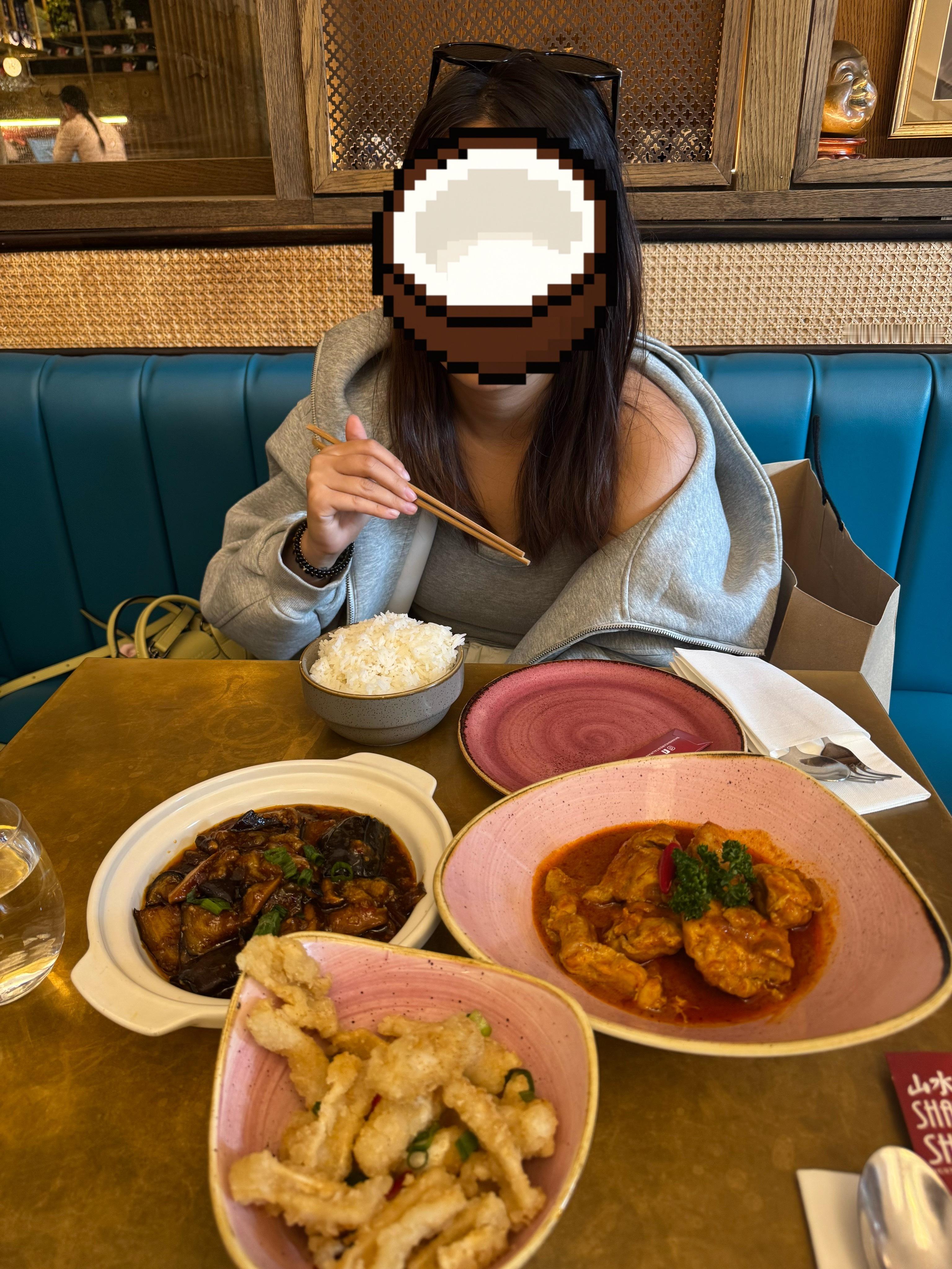 两碗白米饭9镑的饭… 