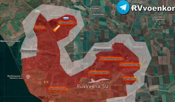 俄国防部：第聂伯集团所属部队攻占扎波罗热州的韦谢良卡定居点

据俄国防部称，俄罗