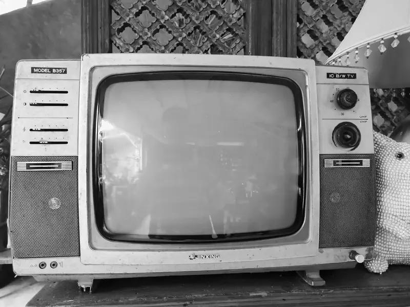 我也觉得现在电视机好多时候就是个摆设。小时候，家里要是有台黑白电视，那可是全村人