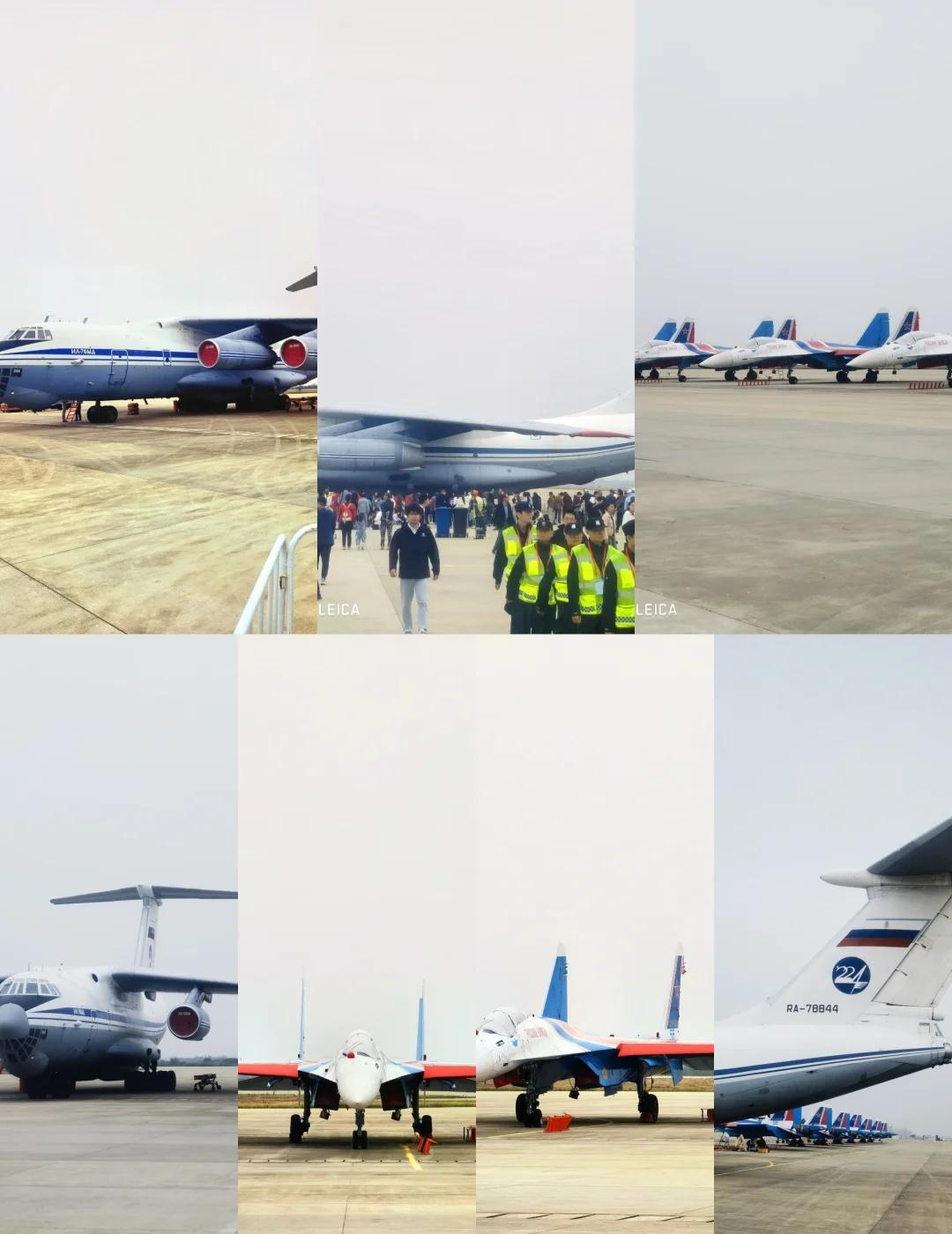 俄罗斯勇士飞行表演队在南昌
六架飞机参加2025南昌飞行大会，有一架伊尔76来做