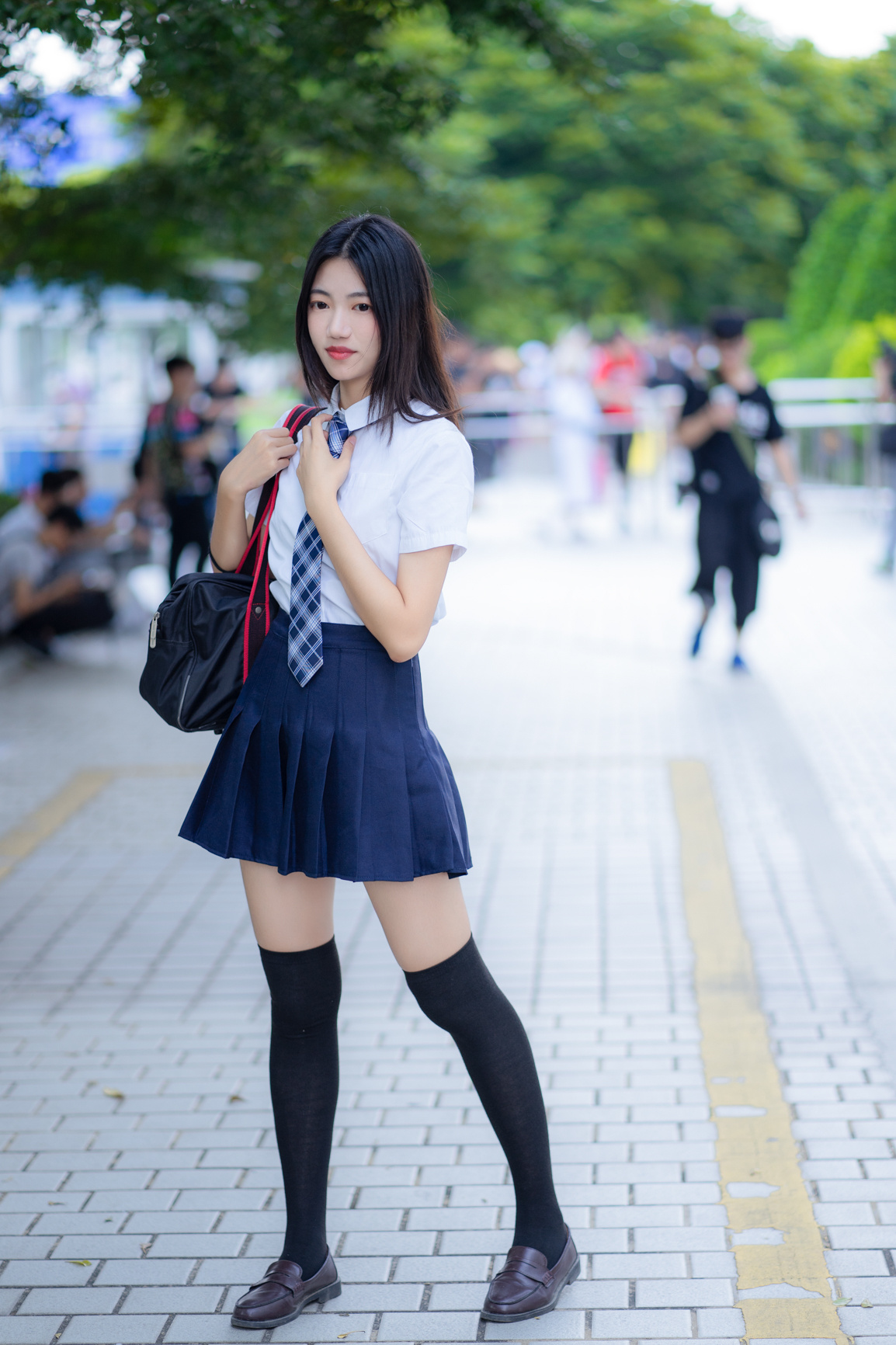 猎人拍漫展漫展分享版 (旧库存图)JK少女摄影后期：聆听猎人 