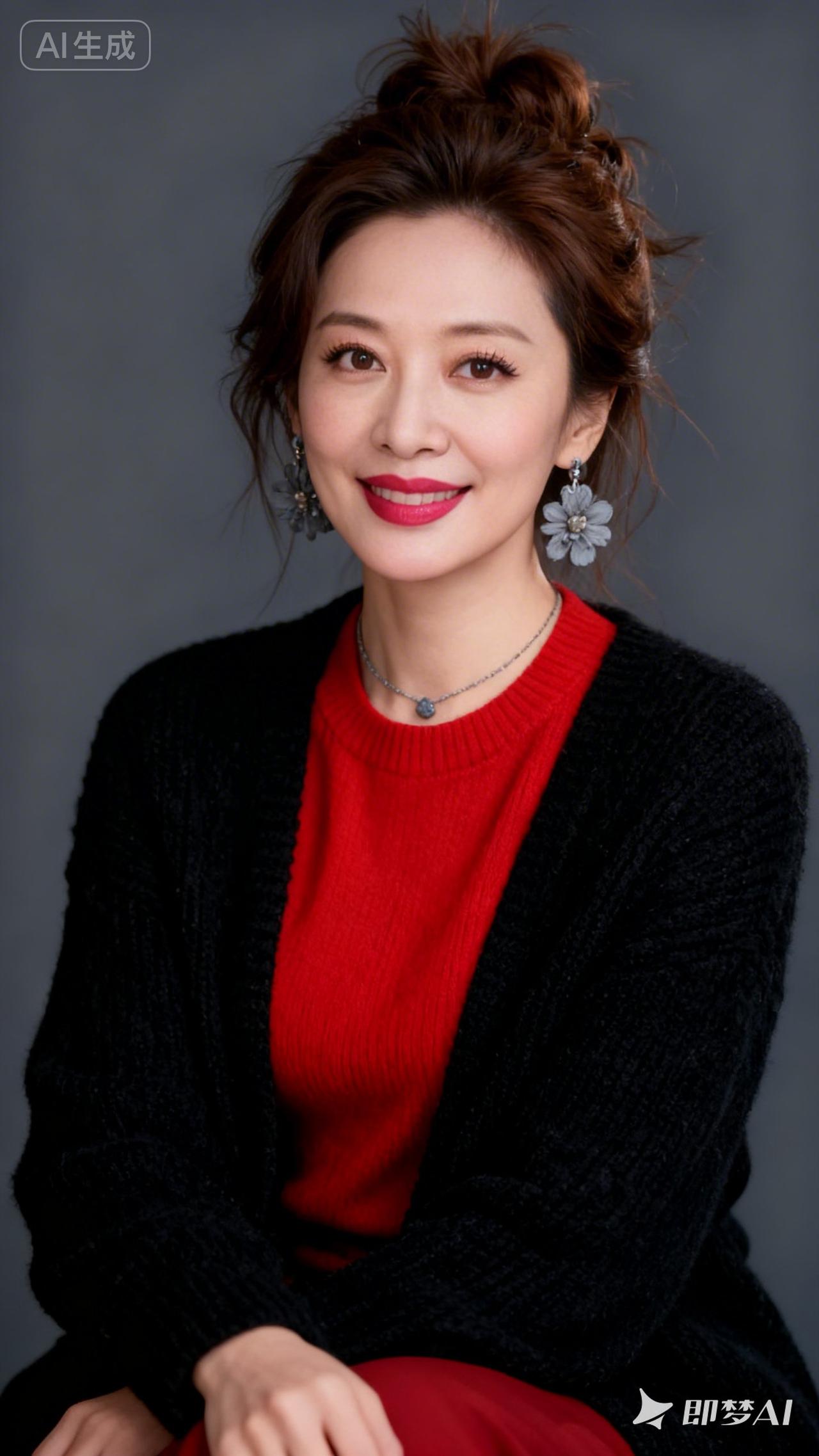 优雅红黑撞色，尽显时尚魅力！💄👗✨