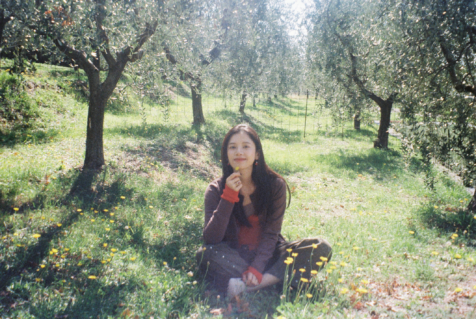 张婧仪游玩胶片随拍 张婧仪游玩胶片随拍有咱就说看到美照心情都变好了，四宫格完全不